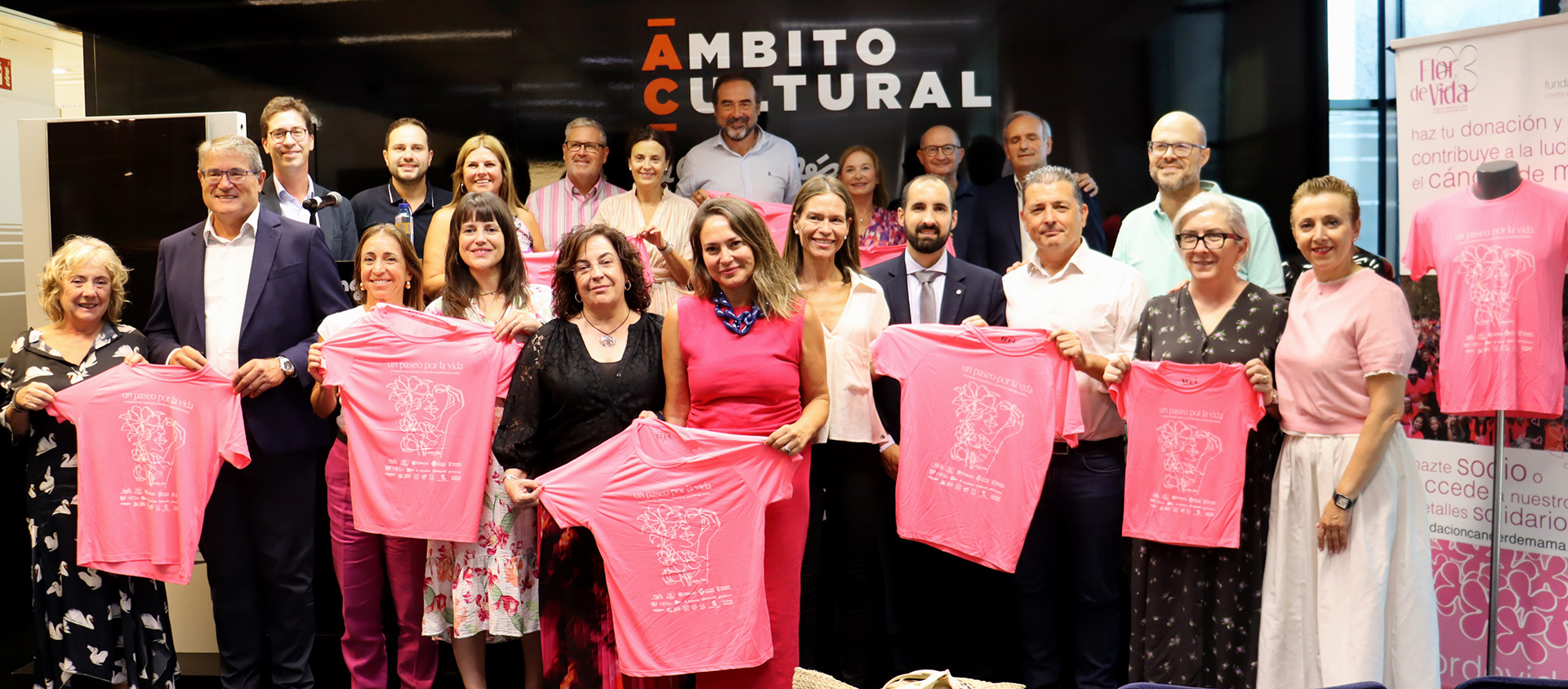 Presentación Marcha contra el cáncer de mama de Castellón